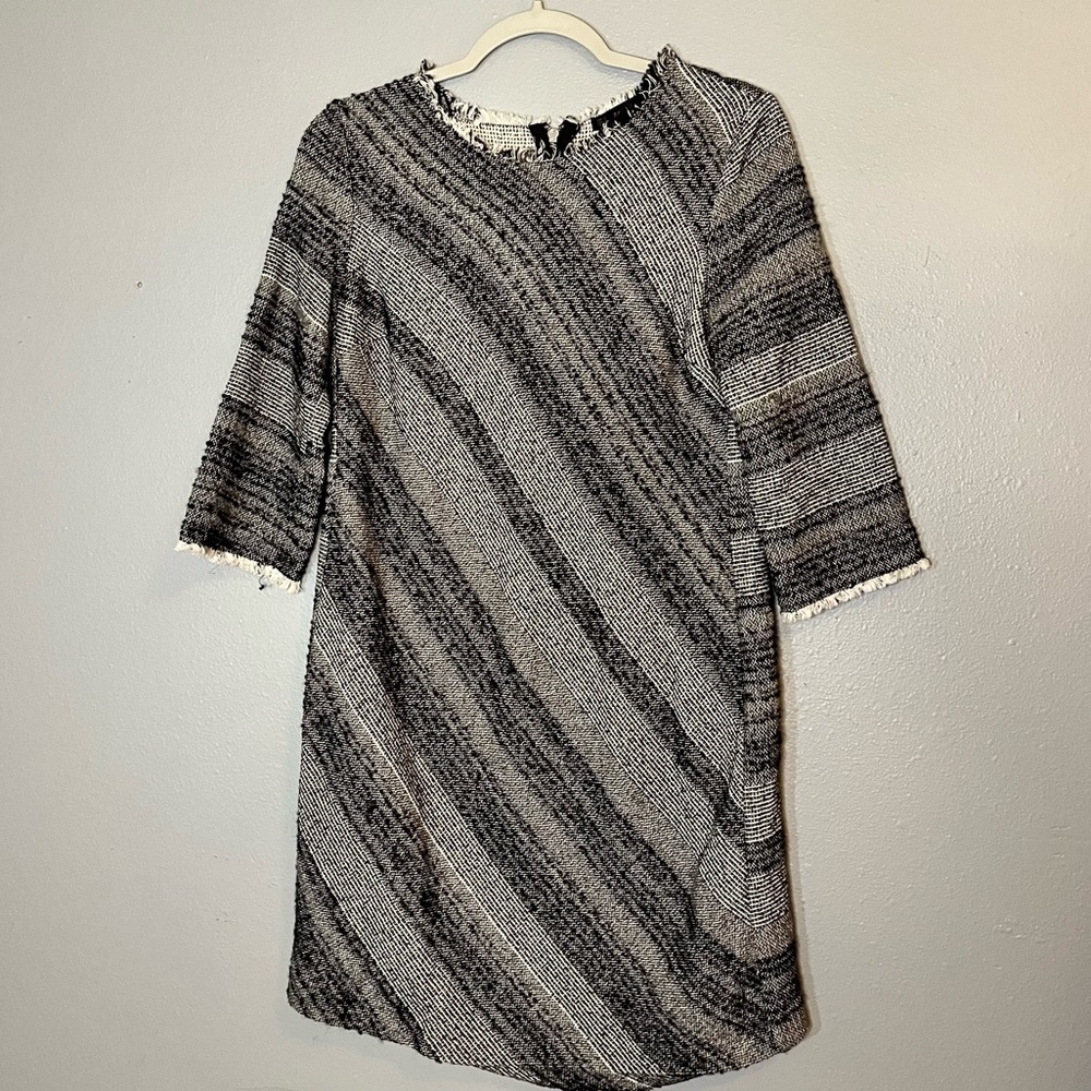 Zara Basic Women's Tweed Dress Size Small
